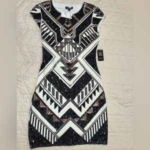 Express - Sequin bodycon dress